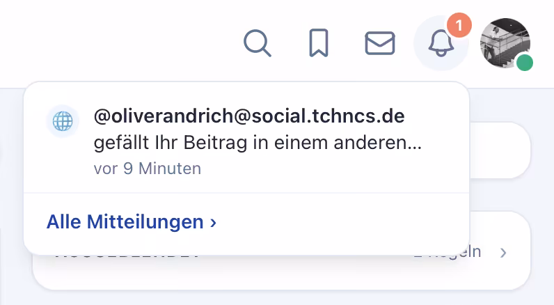 Screenshot Notifications Mouse-Over