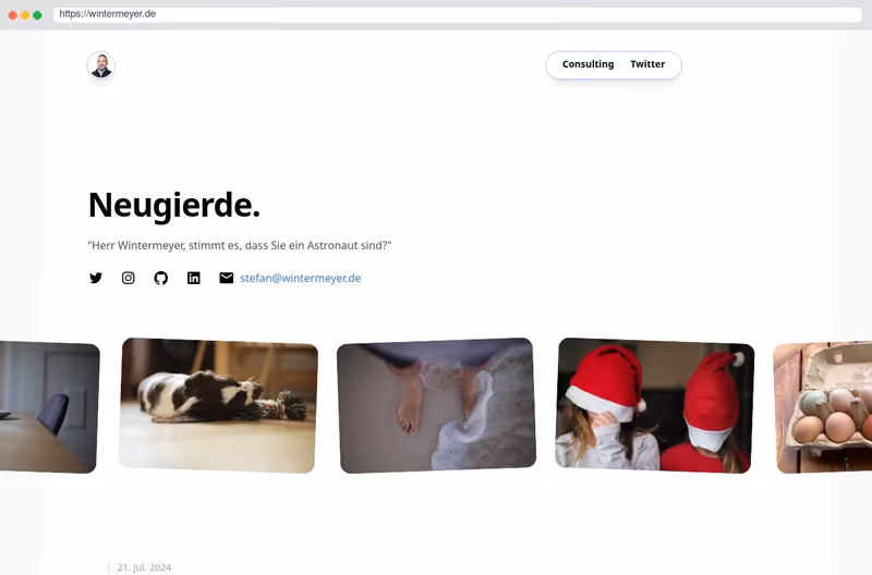 Private Homepage