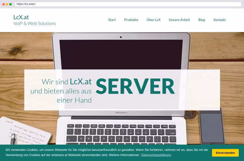 LcX Company Website 