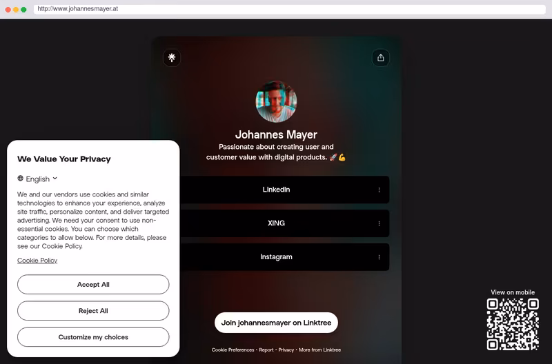Persönliche Website