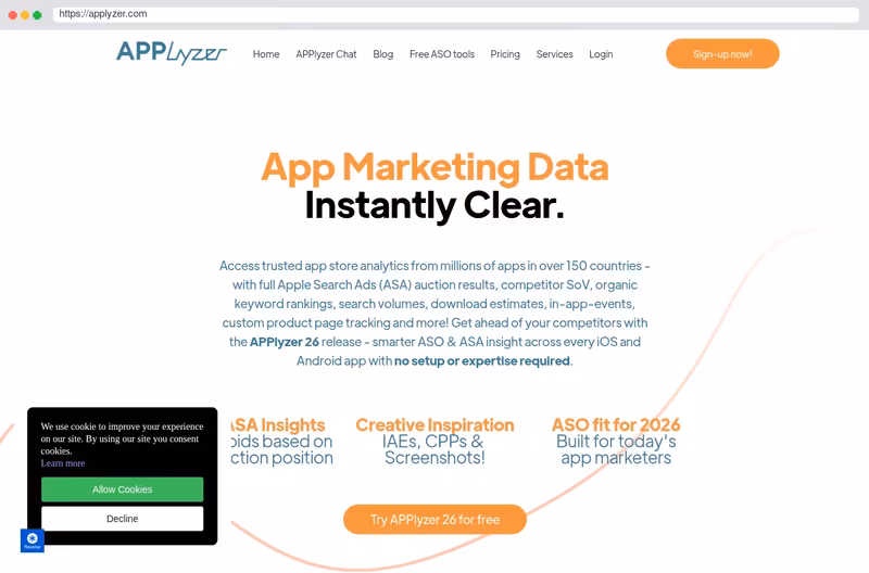App Store - Rankings - Keywords - API