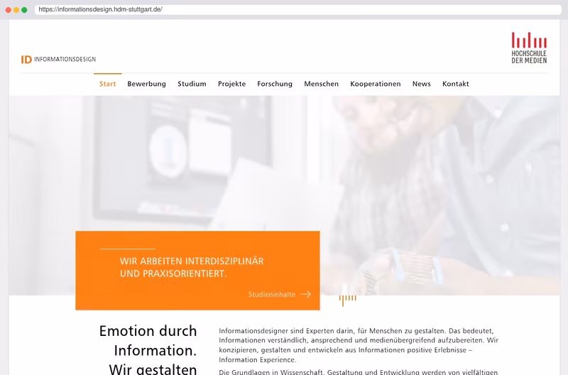 Informationsdesign - Hochschule der Medien