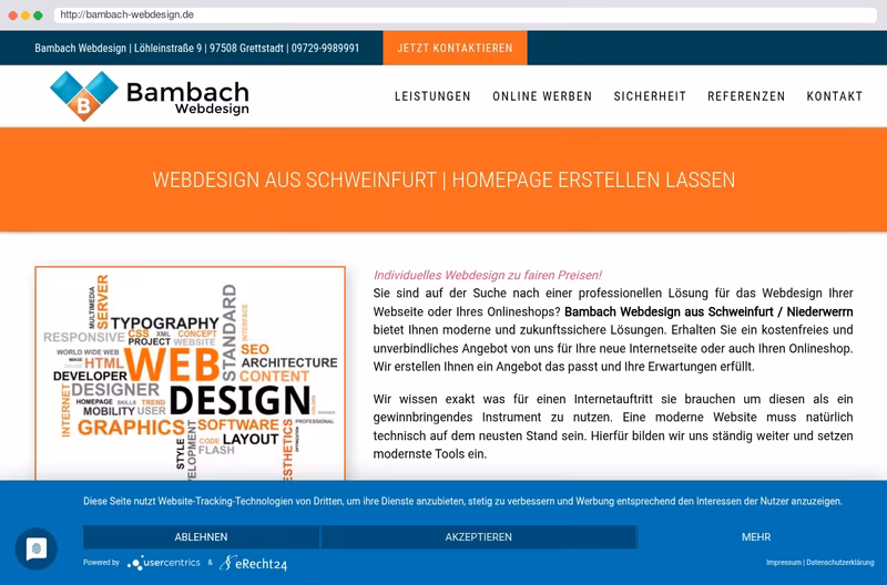 Firmenwebsite
