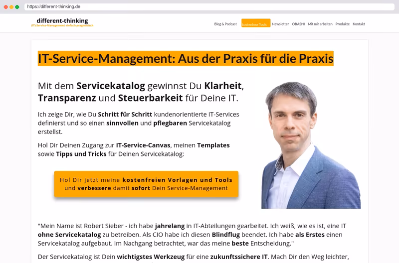 Podcast & Blog über IT-Service-Management