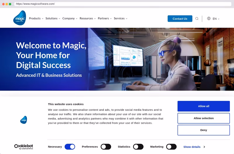 Magic Software Homepage