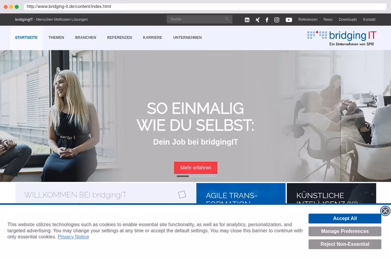 BridgingIT Homepage