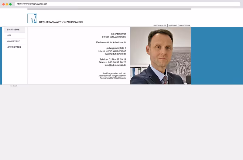 Kanzleihomepage