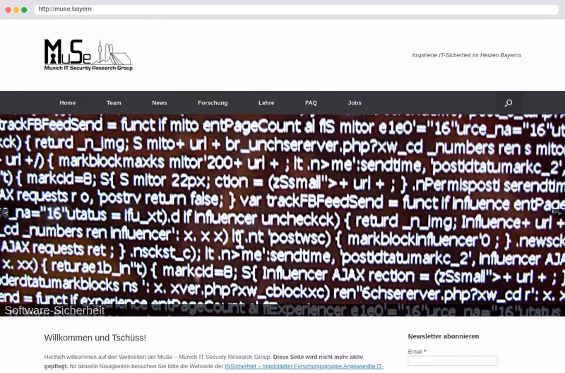 MuSe - Munich IT Security Research Group