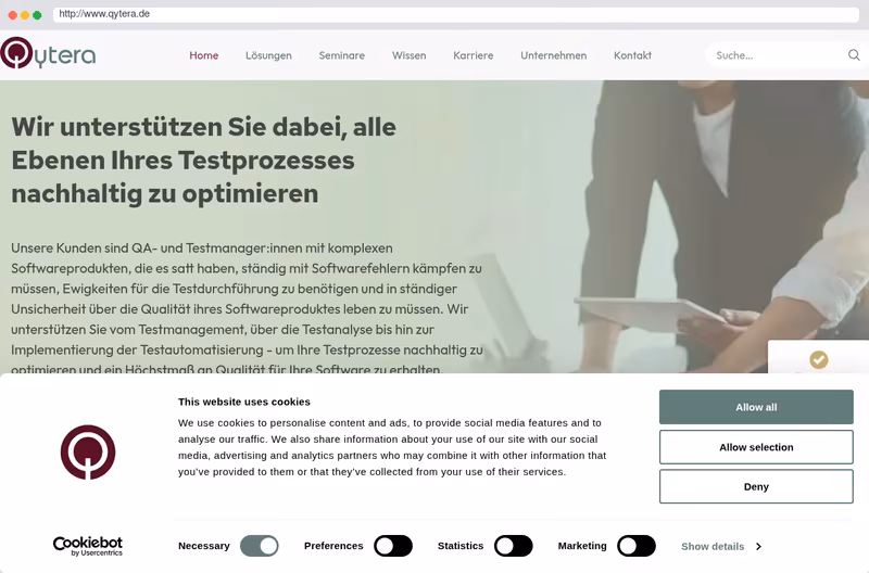 Qytera - Experten in Testmanagement und Testautomatisierung