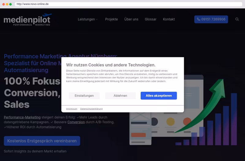 novo.media Website