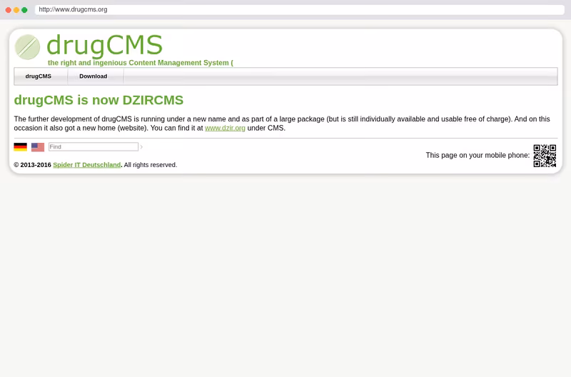 CMS website