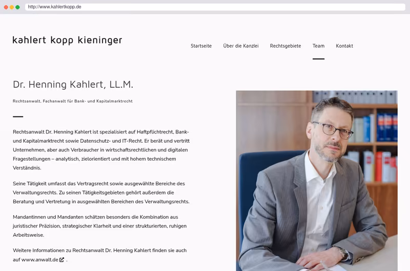 KAHLERT KOPP Rechtsanwälte