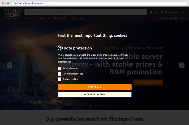 Thomas-Krenn-Webshop
