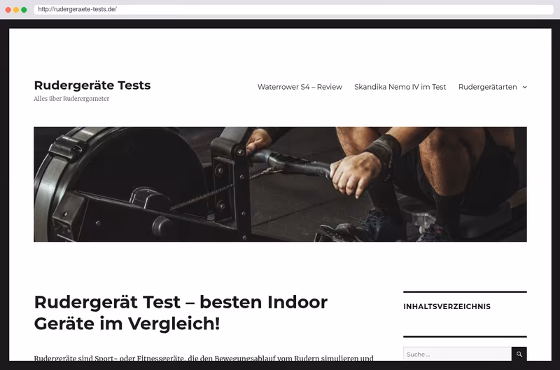 Rudergerät Test