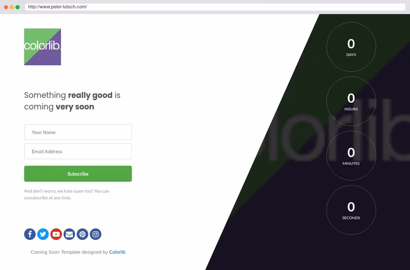 Persönliche Webseite