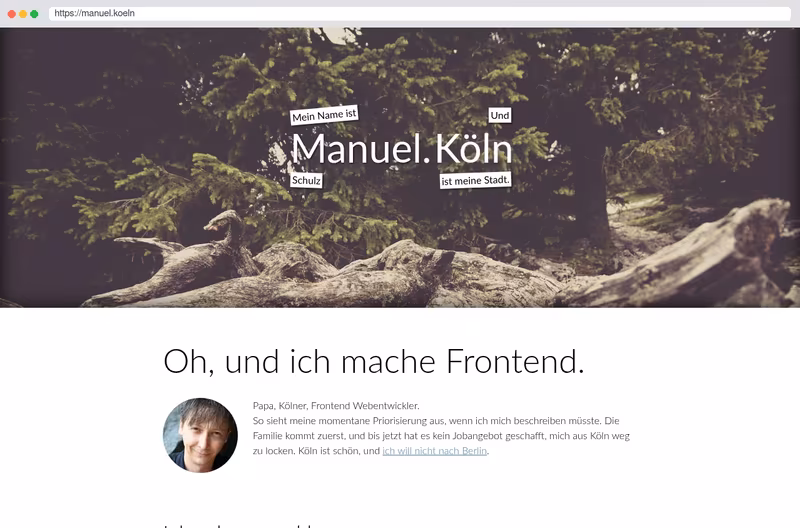 Profil Homepage