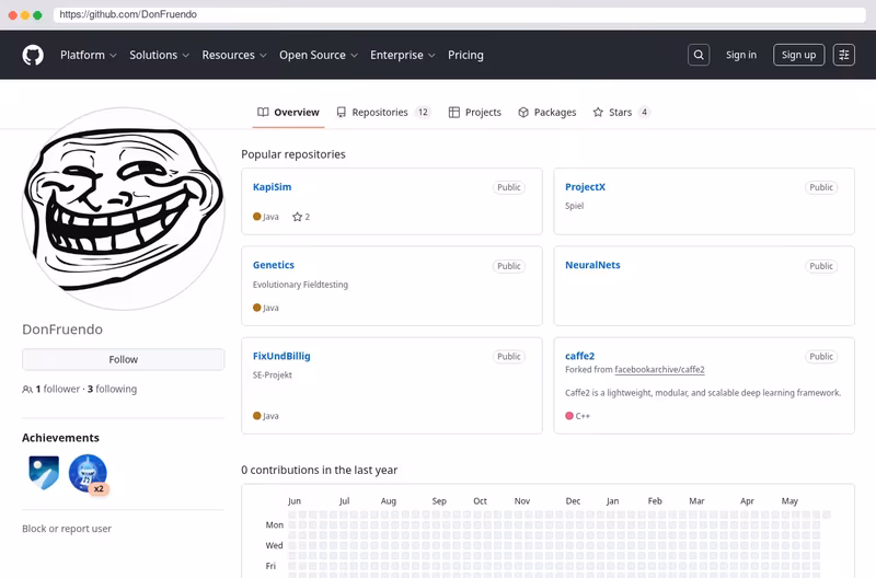 GitHub-Profil