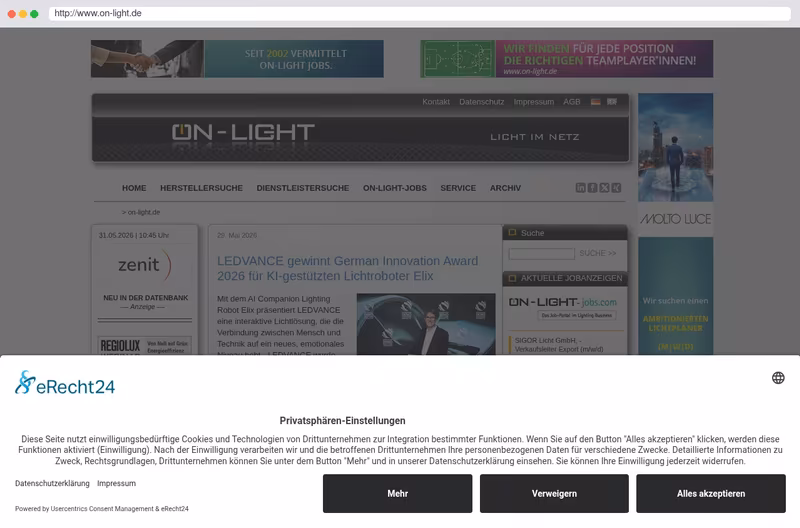 ON-LIGHT | Licht im Netz® 