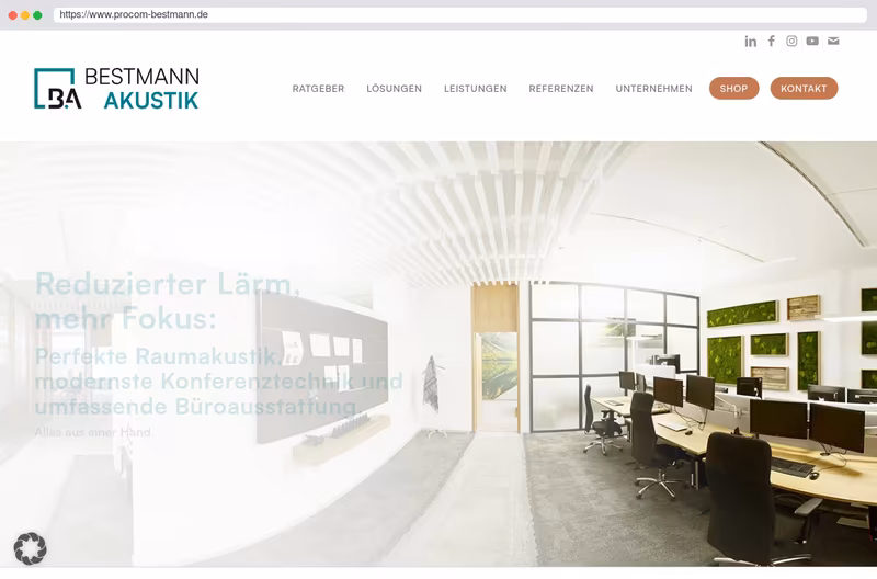 ProCom-Bestmann : Headsets/Akustik/Kommunikation