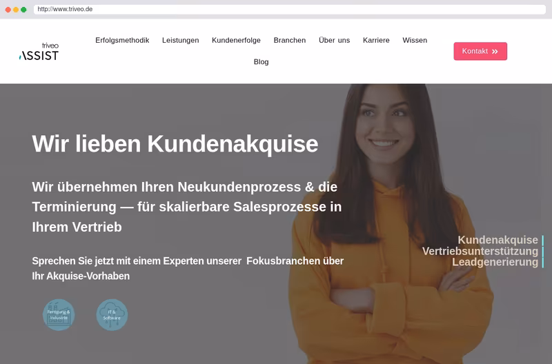 Telemarketing zur Vermarktung komplexer Produkte und erklärungsbedürftiger Dienstleistungen
