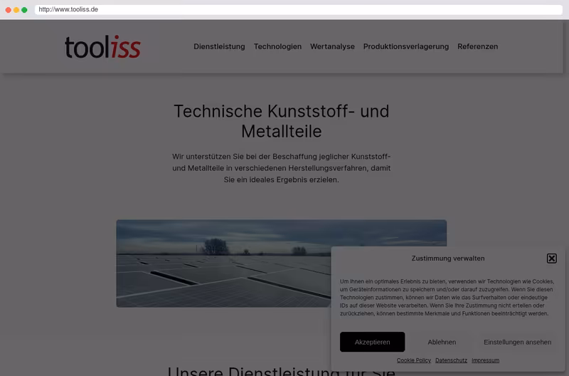 Technologieberatung bei Kunstsoff- und Metallteilen