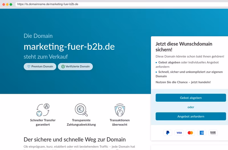 Marketing für B2B