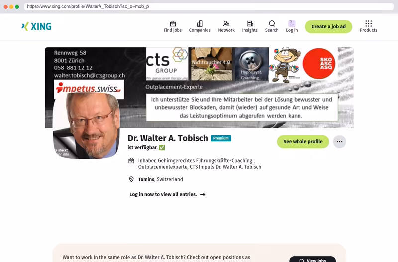 Mein Xing-Profil :-)