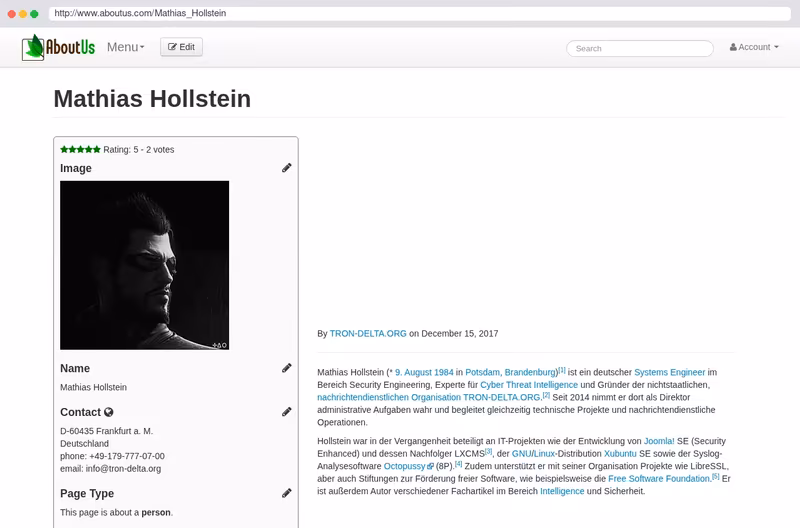 Wiki-Artikel (Hollstein)