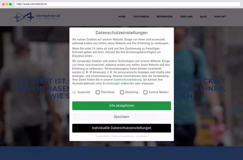viermalvier.at - Social Media Marketing Agentur