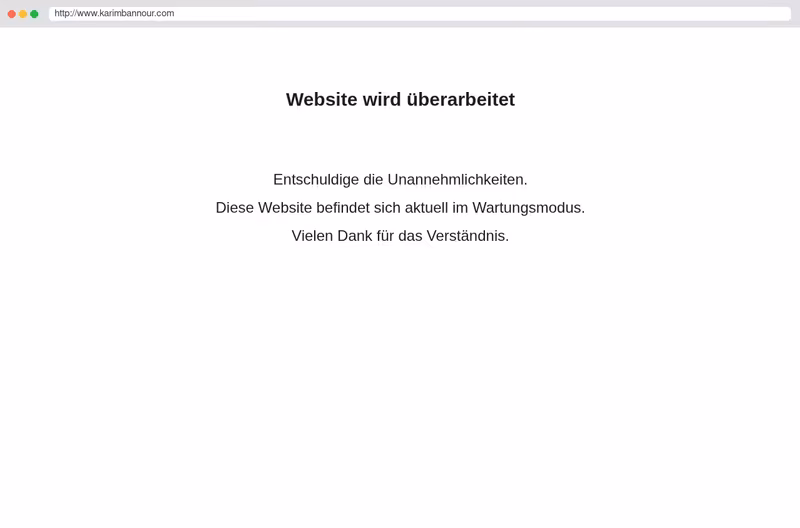 Website von Karim-Patrick Bannour 