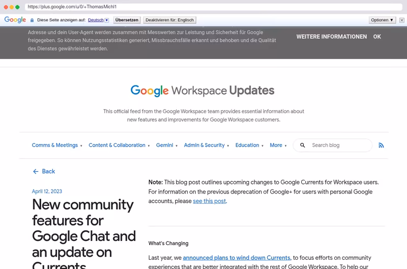 Google Plus 