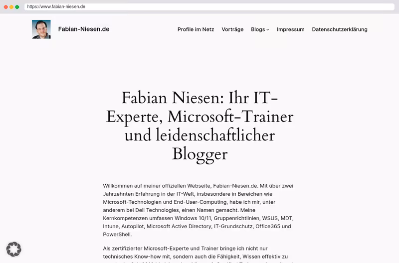 Persönlicher Blog