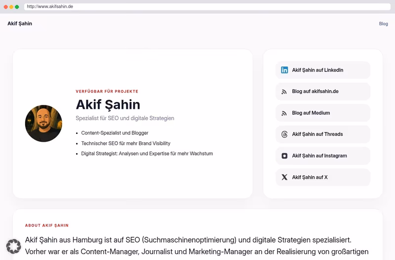 http://www.akifsahin.de