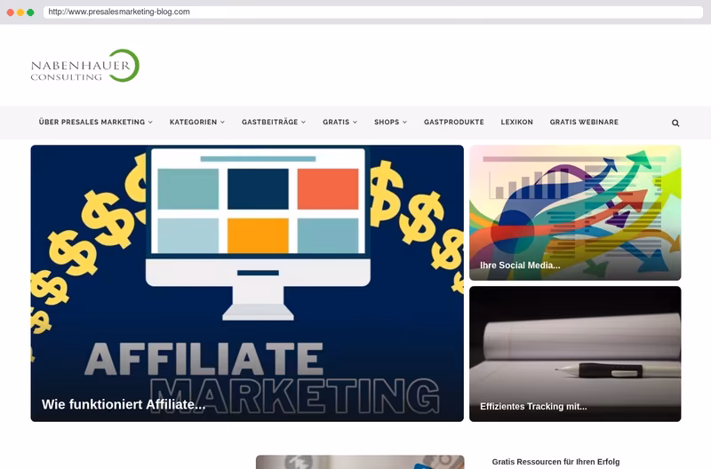 Presalesmarketing Blog