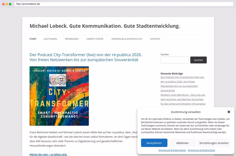Moderation in der Stadtentwicklung
