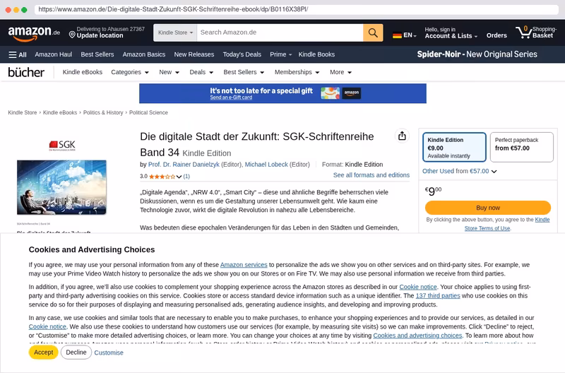 Amazon-Link zu Smart City Buch