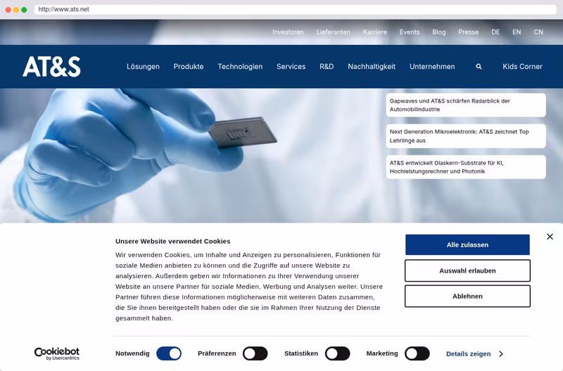 AT&S Austria Technologie & Systemtechnik AG