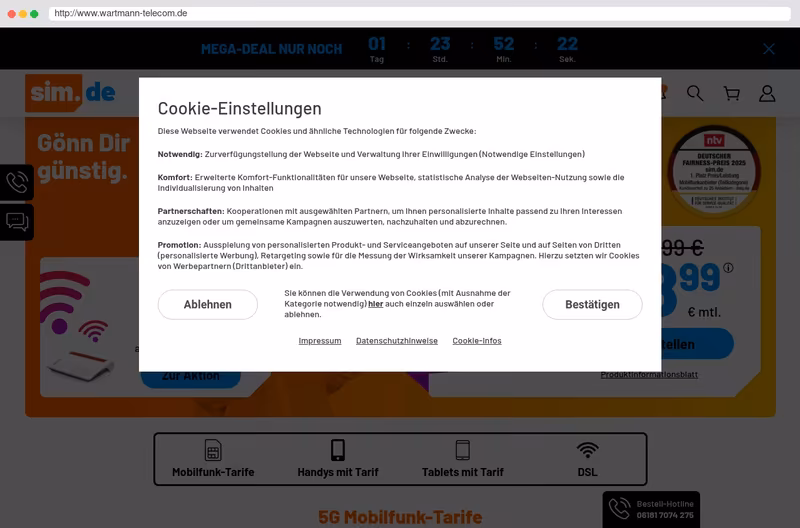 Günstige Mobilfunktarife mit und ohne Handy