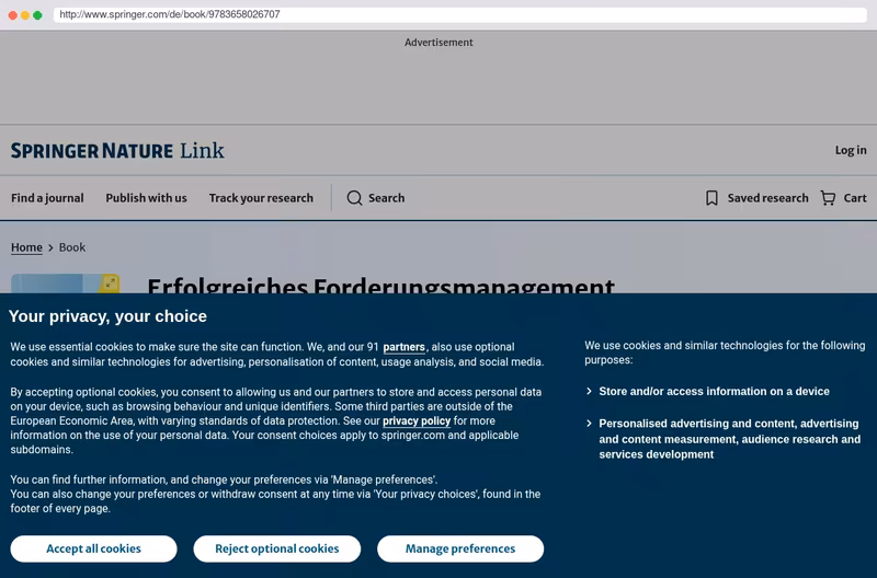 Buch Erfolgreiches Forderungsmanagement
