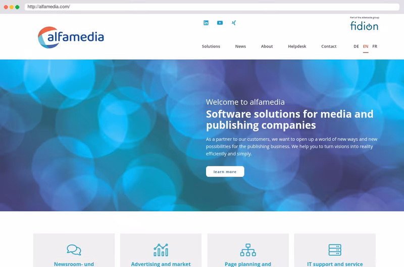 Firmenhomepage