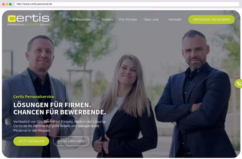 Firmenwebseite