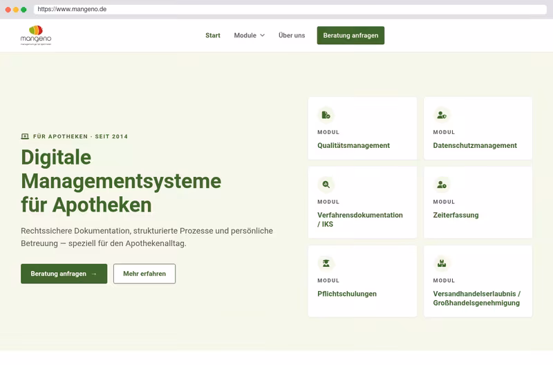 mangeno - Management genial optimieren