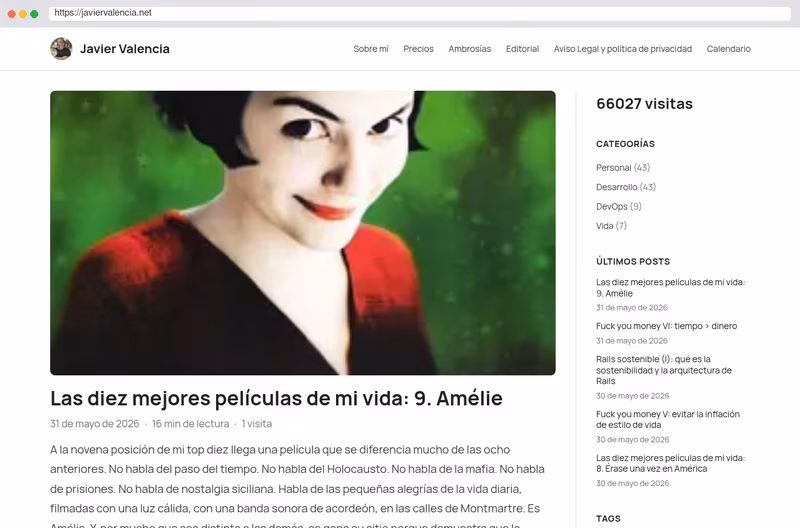 Personal web page