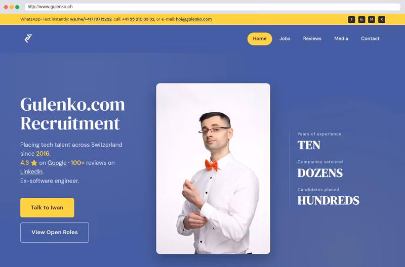 Small personal site