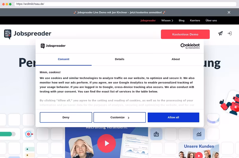 Homepage & Recruiting-Blog