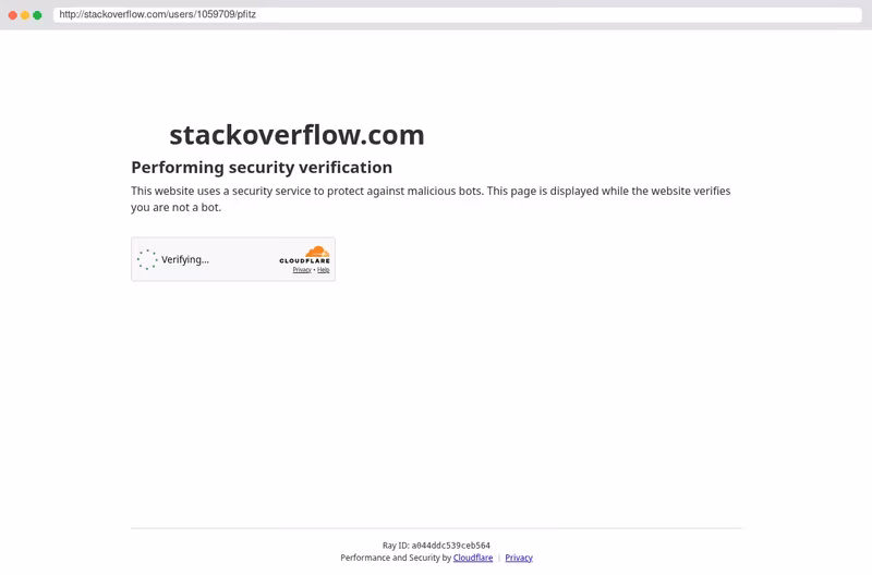 Stackoverflow Account