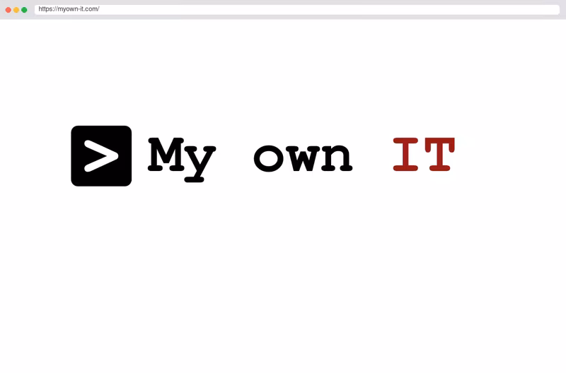 My own IT