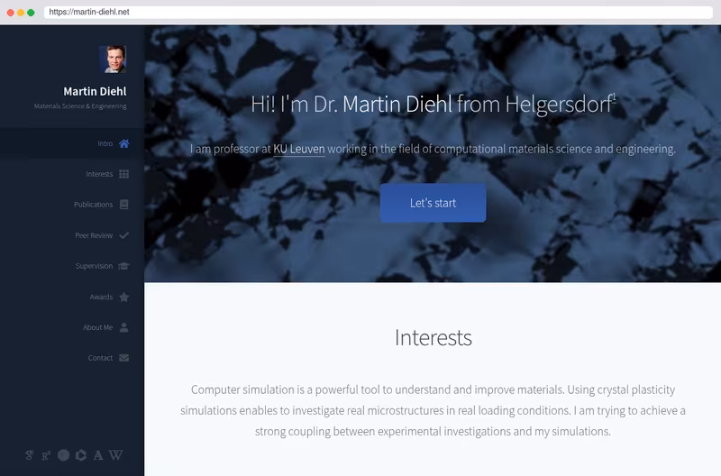 Personal Homepage