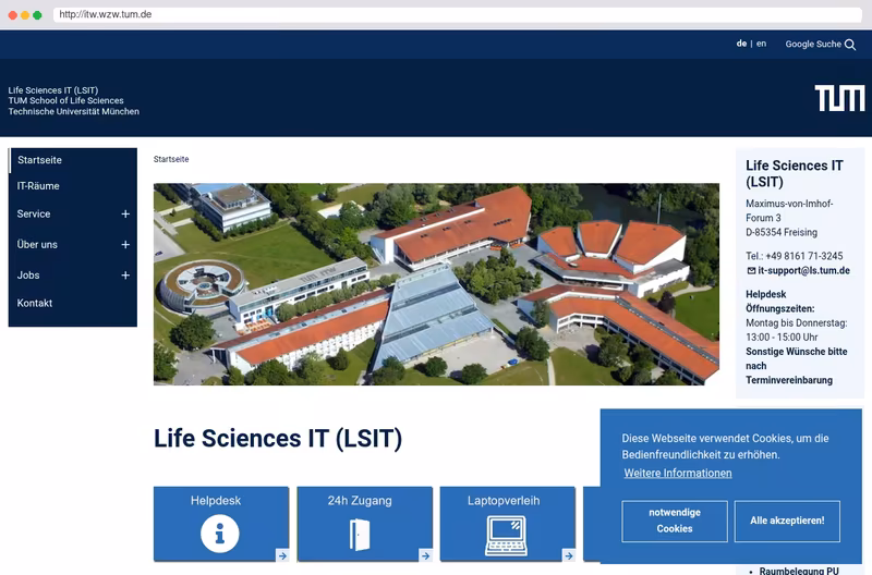Firmen Homepage