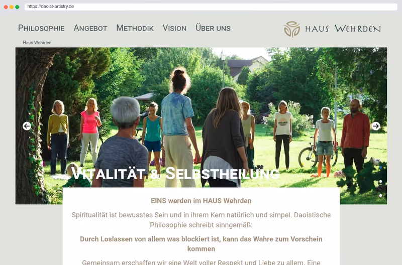 Daoistisches Qigong und Meditations Kurse